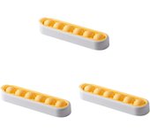 Bandeja de silicona para cubitos de hielo, pequeña y redonda con tapa para congelador, a prueba de fugas, flexible, de fácil liberación, reutilizable, para hacer bolas de hielo, whisky, bebidas frías y cócteles.