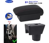 For Renault Duster Armrest For Nissan Terrano 3 Dacia Duster Oroc Car Armrest Box 2010-2018 Storage Box parts Car Accessories