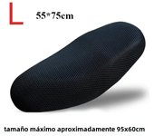 Breathable 3D Mesh Motorcycle Seat Cover Pad Moped Motorbike Scooter Black Seat Covers Cushion Anti-Slip Cover Grid Seat Cover