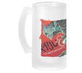 MERCHANDMANIA JARRA CERVEZA CRISTAL Kaijuu 8-gou serie anime escuadron monstruos esmerilada esmerilado 500ml