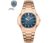 PAAZOMU Luxury Man Watch Business Waterproof Male Clock Luminous Date Stainless Steel Square Quartz Men Watch reloj hombre 2024