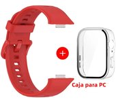 Tempered glass case+band For Huawei Watch Fit 3 Strap silicone sport bracelet for Huawei Fit3 Replacement watchband Accessories
