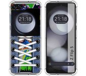 Funda Silicona Antigolpes para Samsung Galaxy Z Flip 5 5G diseño Zapatillas 14 Dibujos