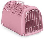 Imac Transportín LINUS Rosa para Perros y Gatos - Fácil Montaje