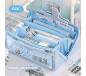 Flip Prism Pencil Bag Transparent Large Capacity Stationery Box New Junior High School Student Stationery Bag Pencil Box