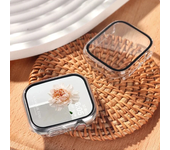Tempered Glass Screen Protector Case Cover For Apple Watch Series 9 8 7 6 5 4 3 2 SE 45MM 41MM 42MM 38MM 40MM 44MM Accessories