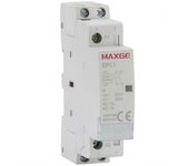 CABLEPELADO Contactor modular, Contactor Bifásico, Relé de Potencia de 2 Polos, Contactor de Doble Polo, 230VAC (50/60Hz), Conexión contactos 1,5-6mm2, EN/IEC60947-4-1 y IEC61095, 2 polos, 25A, 2NO