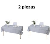 1pc Reusable Tablecloths 137x183cm BPA Free Plastic Dining Table Cover Cloth for Parties Picnic Camping Disposable Tablecloths