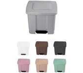 JARDIN202 - Cubo de Basura para el Reciclaje – Basurero con Pedal 35L con 2 Compartimentos