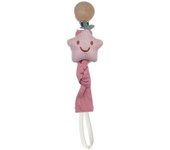 Cadena De Chupete Para Bebe Recién Hecho De Algodón Y Madera Ecológica