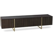 Omega - Mueble de TV (180x40 x Al 45 cm) en Cerámica Negra
