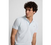 Silbon - Polo clasico raqueta azul claro