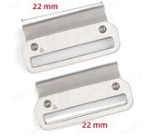 2PCS for Garmin Tactix 7Pro Fenix 7X 6X 7 5 6 Pro Watchband Adapters Easyfit Buckle Connectors Watch Connector 3HR Metal Adapter