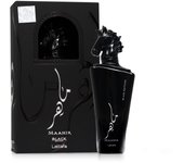 Maahir Black Edition Lattafa Perfumes para Hombres y Mujeres EDP fragancia árabe de larga duración 100 ml