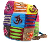 Bolso Étnico Estilo Hippie - Teal / Om