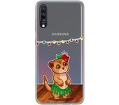 Tumundosmartphone Funda Gel Transparente Samsung Galaxy A70 Diseño Suricata