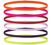 6/12pcs Non-Slip Elastic Sport Headband Candy color Stretchy Hair Band Sports Yoga Running Headband For Women Girls