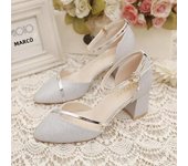 Plata tacones para mujeres, alta calidad, moda, zapatos de fiesta de oro, primavera verano