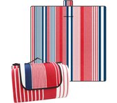 Estera de Picnic 200 x 200 cm, Manta de Picnic Impermeable para Playa y Jardín, Mantel de Picnic Grande para Familia (4-6 Personas)