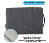 13.3"Laptop Sleeve Case for MacBook M2 M1 Air13.6 Air13.3 MacBook Pro13 14  with Handle Pocket Briefcase Waterproof HandBag
