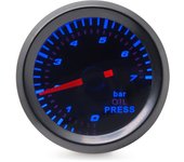 52mm Boost/Vacuum/Water Temp/Oil Temp/Oil Press/Voltage/Tachometer/Air Fuel Ratio/EGT Gauge Analog Blue Led+ 52MM Gauge Pods