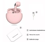 Original Air Pro 6 TWS Wireless Bluetooth Headset 5.3 Headphone Mini Earphone with Mic Charging Box for Xiaomi iPhone Earbuds