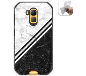 Tumundosmartphone Funda Gel Tpu para Ulefone Armor X7 / X7 Pro diseño Mármol 01 Dibujos
