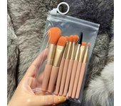 13purpleflower holly leaf makeup brush suit soft hair face powder highlight blush brush eye shadow brush full set of beauty tool