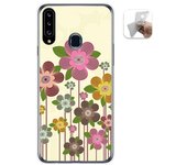 Tumundosmartphone Funda Gel Tpu para Samsung Galaxy A20s diseño Primavera En Flor Dibujos
