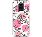Funda Silicona Antigolpes para Xiaomi Redmi Note 9S / Note 9 Pro diseño Flores 09 Dibujos