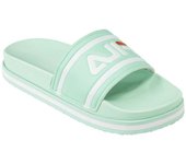 Chanclas Fila Morro Bay Zeppa woman con plataforma color verde aqua chanclas Fila para playa y piscina