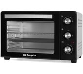 SUINGA Horno Eléctrico de Sobremesa 30 Litros, Convección 1500W, Temporizador, Selector de Temperatura, 49,7 x 32 x 41 cm