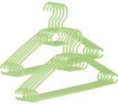 The Secret Home - Pack de 10 Perchas de Plástico - Organizador para Armario de Plástico Duro - Varios Tamaños y Modelos