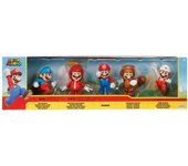 Blister 5 figuras Super Mario Bros 6cmFigura  Coleccionable - Idea de Regalo- Mercancia Oficial - Juguetes para Niños y Adultos - Movies Fans - Muñeco para Coleccionistas y Exposición