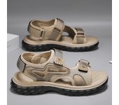 New Men's Sandals 2024 Summer Outdoor Casual Beach Shoes Lightweight Anti-Slip Roman Sandals Comfortable Men's Flip Flop Sandals