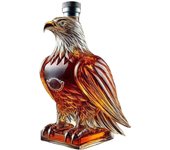 Botella de whisky con diseño de águila, decantador de vidrio único (2025), regalo para hombres, papás y esposos, decoración de bar para amantes del whisky (F)