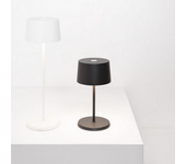 Lámpara de Mesa LED recargable y regulable Olivia pro mini Lila color