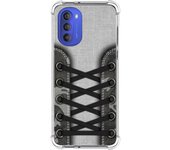 Funda Silicona Antigolpes para Motorola Moto G51 5G diseño Zapatillas 16 Dibujos