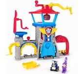 SPIN MASTER - PAW Patrol: Air Rescue, Pup Squad Adventure Bay Airport Playset, con Chase Toy Car y lanzador de vehículos PAW Patrol, juguetes para niños y niñas 3+