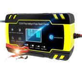 12V 8A 24V 4A Smart Auto Pulse Repair Charger LCD Display For AGM Gel Car Motorcycle Truck Lead Acid Battery 100AH 120AH 150AH