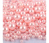 About 360pcs Random Mix 3-10mm No Hole ABS Pearl Bead For DIY Jewelry Making Nail Art  Decor Vase Filler Makeup Brush K0877