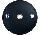 VBN Fitness Disco Olímpico Bumper Negro 3.0 - Pesas para Cross Training - Resistente a Fuertes Impactos