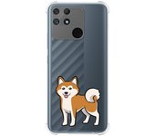 Funda Silicona Antigolpes para Realme Narzo 50A diseño Perros 02 Dibujos