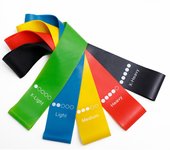 TPE Resistance Bands Fitness Set Rubber Loop Bands Strength Training Workout Expander Yoga Gym Equipment Elastic Rubber Loop