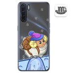 Tumundosmartphone Funda Gel Transparente para Oppo A91 diseño Cabra Dibujos
