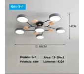 IRALAN Modern Ceiling pendant lamp three-color dimming macaron color ceiling pendant chandelier Lamps for room kitchen office
