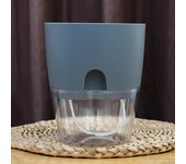 Self Watering Flower Pot Plastic Flower Planters Hydroponics Succulents Plant Bonsai Water Storage Pot Home Office Decoration