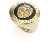 GUESS Hombre Acero Inoxidable Dorado León Lion King JUMR01315JWYGBK62