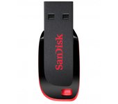 Sandisk Cruzer Blade unidad flash USB 128 GB USB tipo A 2.0 Negro, Rojo