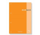 Pacsa - RECAMBIO XBLOCK DIN A4 TAPA CARTÓN 4 TALADROS 80 HOJAS PAPEL 90GRS. CUADRICULA 5X5 + GRECA COLOR NARANJA PACSA 21163 21163